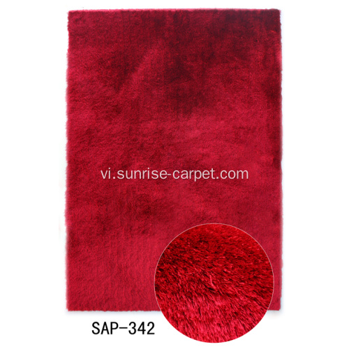 Silk Polyester Thin Yarn Shaggy Rug